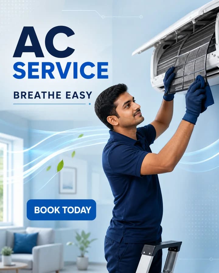 AC service campaign for a Home services