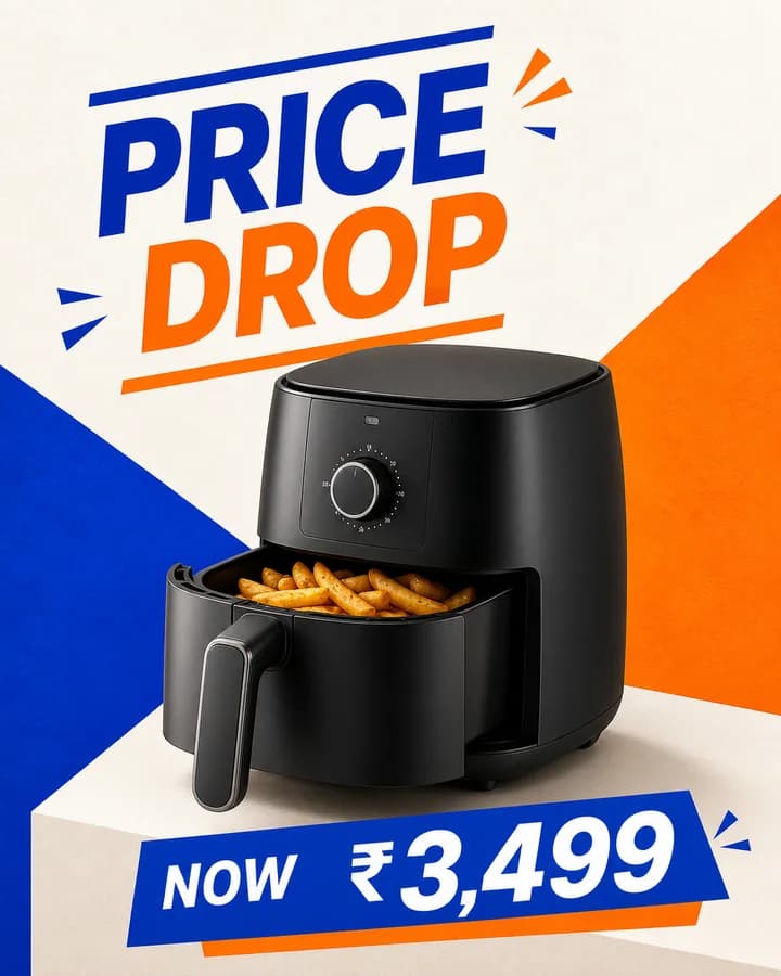 Price drop campaign for a Retail