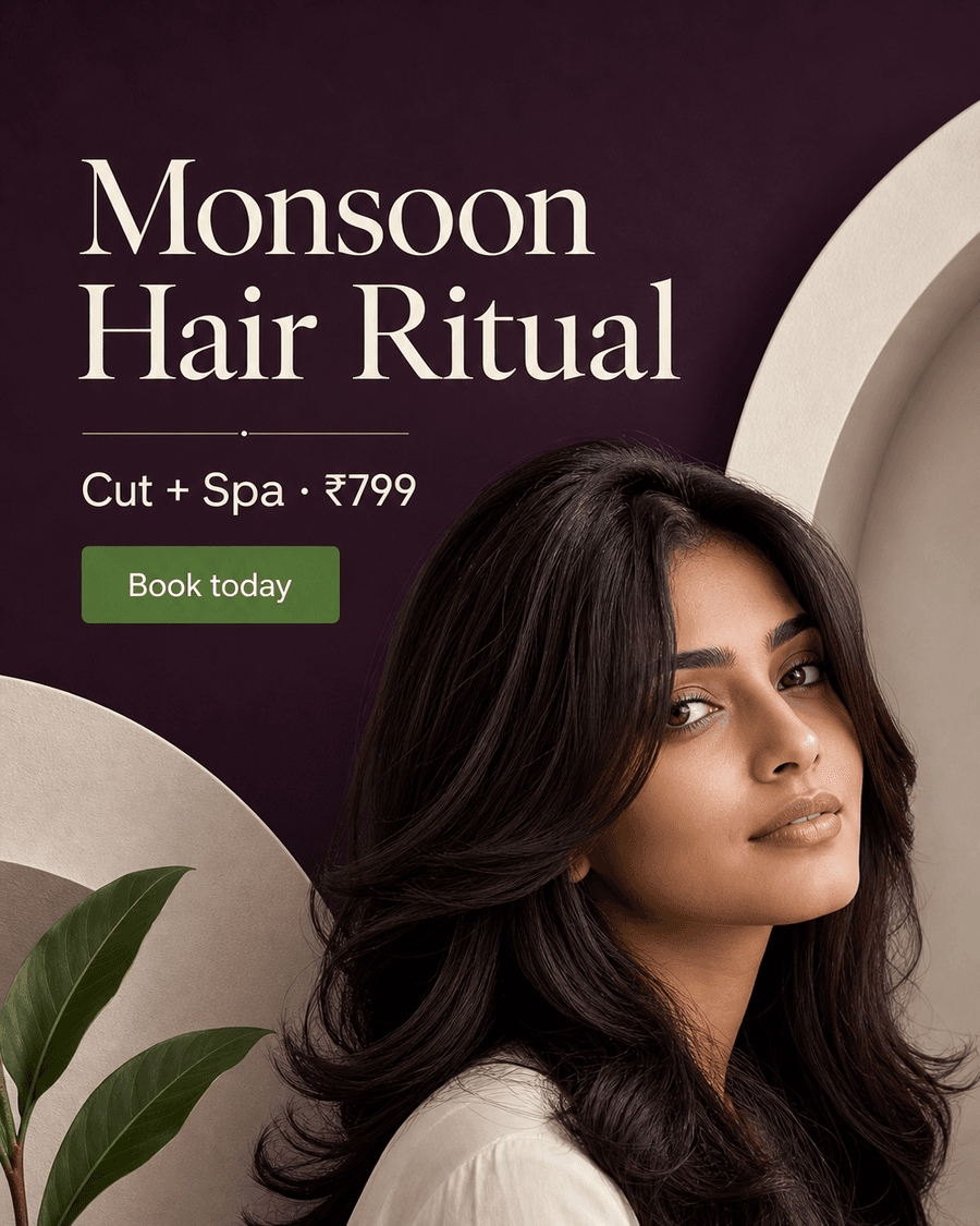 Hair ritual campaign for a Salon
